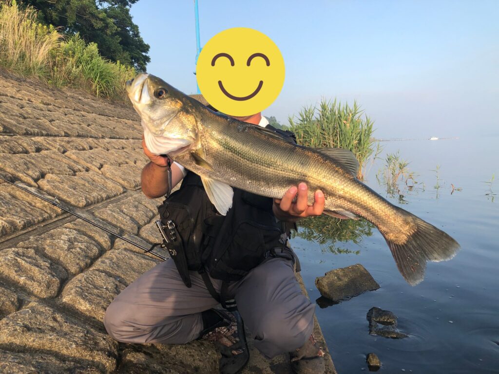 ウェーダーを着てシーバス釣りをする