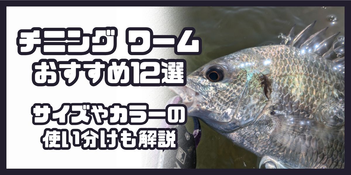 チニングワーム おすすめ アイキャッチ