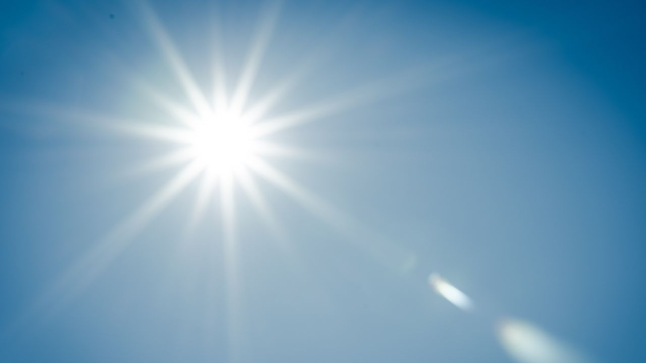 ラッシュパーカーが必要なほど暑い日差し