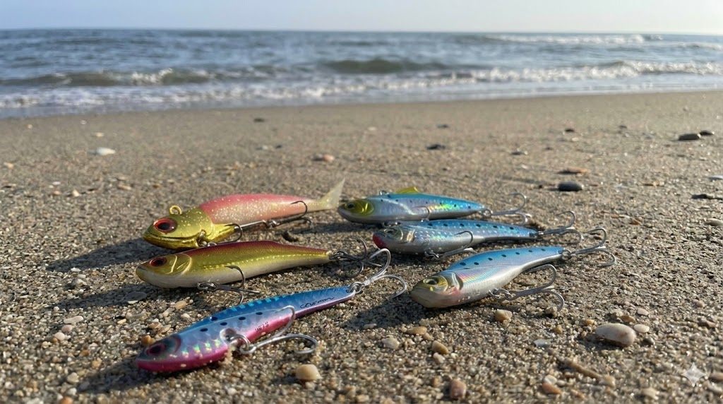 ヒラメに使ったバイブレーションルアー達