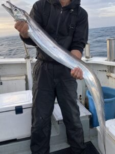 テンヤ見習いさんが2026-09-20に大阪湾・神戸沖で船タチウオテンヤSS AHを使って釣ったタチウオ 110cmの釣果写真